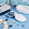 Ocean Style Porcelain Storage Jar with Lid AJEW-WH0348-180C-4