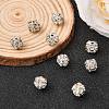 Brass Rhinestone Beads RB-H034-4-4