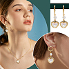 16Pcs Alloy Acrylic Pendants FIND-SP0002-28-6