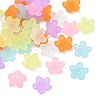 Acrylic Frosted Bead Caps AC-CBA81FF-02-1