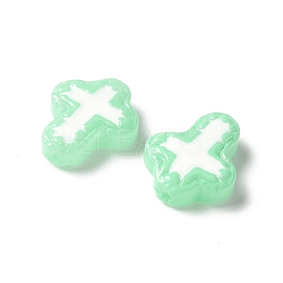 Baking Paint Glass Enamel Beads BLOW-D300-06F-1