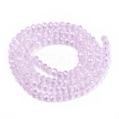 Electroplate Glass Beads Strands EGLA-A044-T3mm-A10-1
