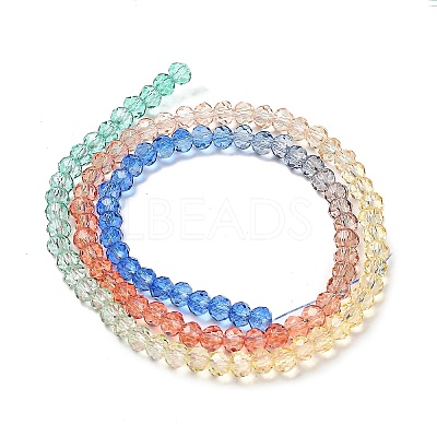 Transparent Painted Glass Beads Strands LS-DGLA-A034-T3mm-A02-1