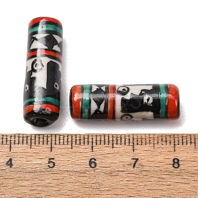 Vintage Handmade Porcelain Beads PR-CBA4DE3-02A-1