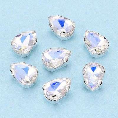 Sew on Rhinestone Montee Beads KK-T071-03D-1