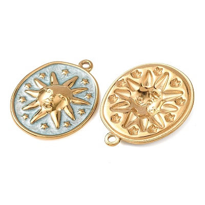 304 Stainless Steel Pendants STAS-N129-10G-03-1