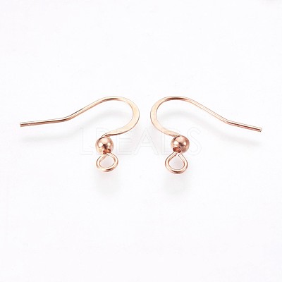 316 Surgical Stainless Steel Earring Hooks X-STAS-P220-13RG-1