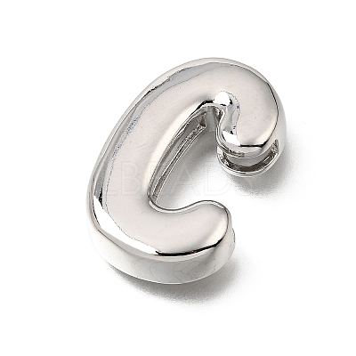 Brass Slide Charms KK-Z163-01P-C-1