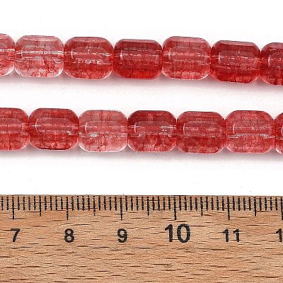 Transparent Glass Beads Strands GL-A001-01A-08-1