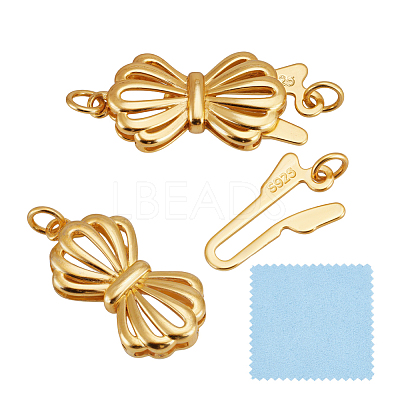 925 Sterling Silver Box Clasps STER-GO0001-67G-1