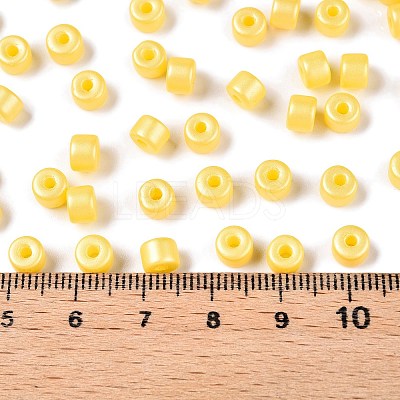 Baking Paint Pearlized Glass Seed Beads SEED-T008-03D-1
