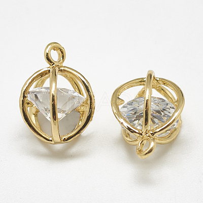 Brass Charms KK-S347-048-1