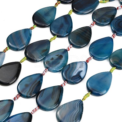 Natural Banded Agate/Striped Agate Beads Strands GG-CBAE0EB-01A-07-1