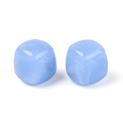 Opaque Acrylic Beads X-OACR-ZX006-33F-1