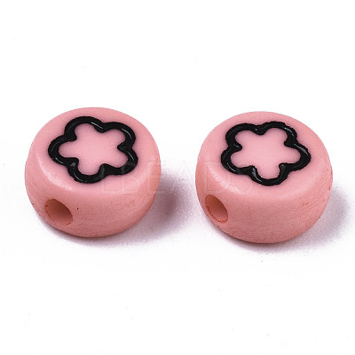 Opaque Acrylic Beads MACR-N008-33D-1