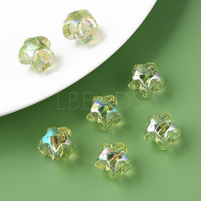 1-Hole Transparent Acrylic Buttons MACR-S373-129-C02-1