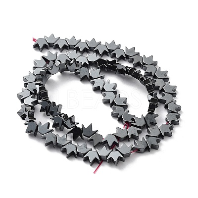 Synthetic Non-Magnetic Hematite Beads Strands G-H303-B22-1