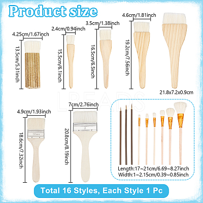 Wool Clay Paint Brush TOOL-NB0002-34-1