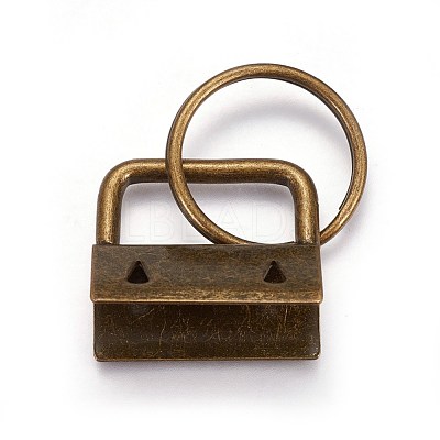 Electroplate Iron Split Key Rings IFIN-WH0044-01B-AB-1