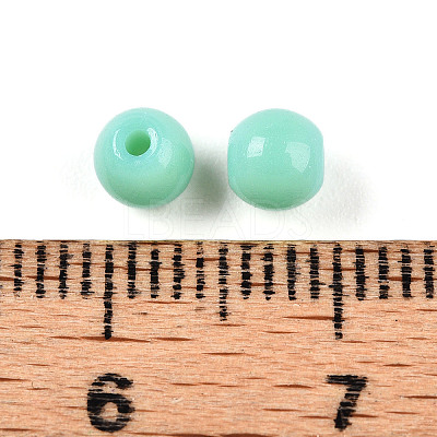 Opaque Solid Color Glass Beads X1-GLAA-N007-4mm-A04-1