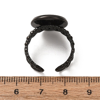 Curb Chains Shapes 304 Stainless Steel Ring Components STAS-P454-04D-B-1
