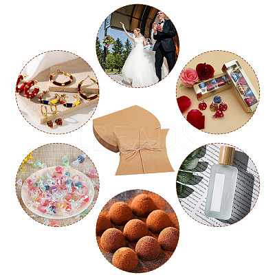 20Pcs Paper Pillow Candy Boxes CON-BBC0001-10-1