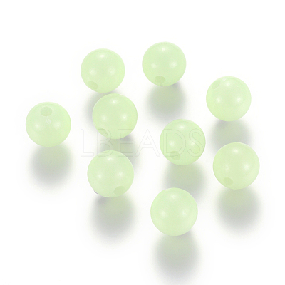 Luminous Acrylic Round Beads LS-LACR-R002-5mm-01-1