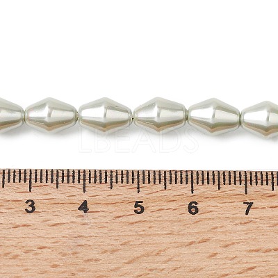 Electroplate Opaque Glass Imitation Pearl Bead Strands EGLA-H113-05C-1