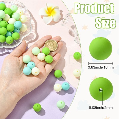 Rubberized Style Opaque Acrylic Beads LS-MACR-CJC0009-02C-1