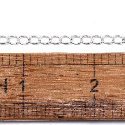 Brass Twisted Chains X-CHC-Q001-5x4mm-S-1