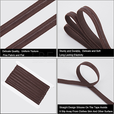 20 Yards Polyester Non-Slip Silicone Gripper Band OCOR-GF0003-94B-1