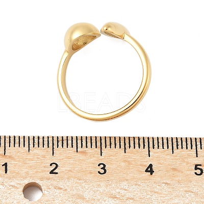 304 Stainless Steel Open Cuff Rings RJEW-S627-01B-G-1