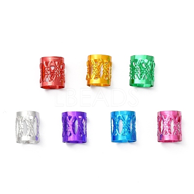 Aluminum Dreadlocks Beads Hair Decoration X-ALUM-R003-M-1