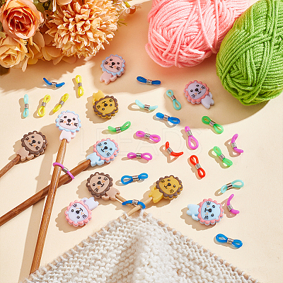 Lion Silicone Knitting Needle Stoppers SIL-NB0001-26-1