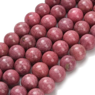 Natural Rhodonite Beads Strands G-F820-K06-10mm-1
