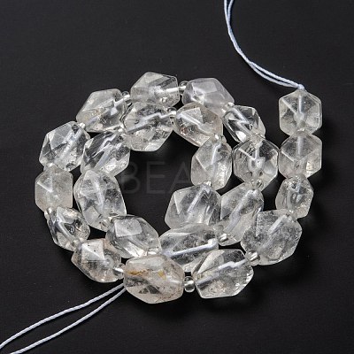 Natural Quartz Crystal Beads Strands G-C182-08-1