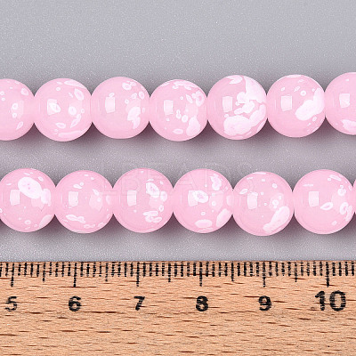 Baking Paint Glass Beads X1-DGLA-N015-10mm-02-1