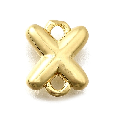 Brass Connector Charms KK-P295-01G-X-1