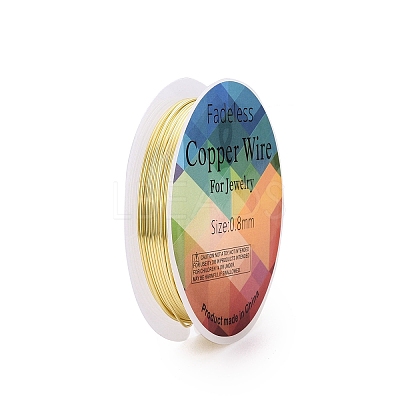 Copper Jewelry Wire CWIR-CW0.8mm-26-1