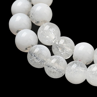 Crackle Glass Beads Strands GLAA-U001-6mm-07-1