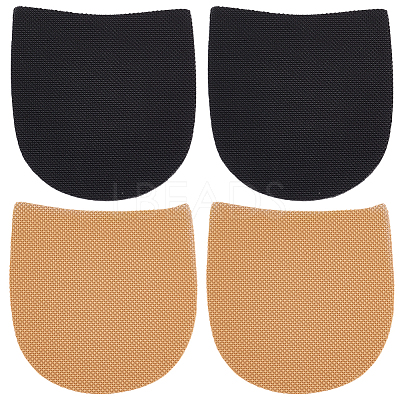 2 Pairs 2 Colors Anti Skid Rubber Shoes Bottom DIY-CN0003-81-1