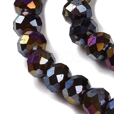 Baking Electroplate Glass Beads Strands DGLA-A039-J8mm-B20-1