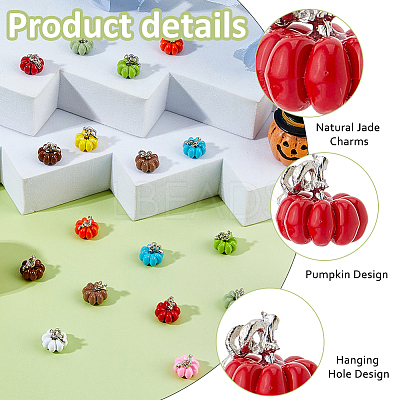 30Pcs 10 Colors Spray Painted Alloy Charms FIND-FH0011-37-1