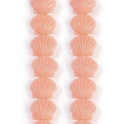 Synthetic Coral Dyed Carved Beads Strands CORA-K009-05A-04-1
