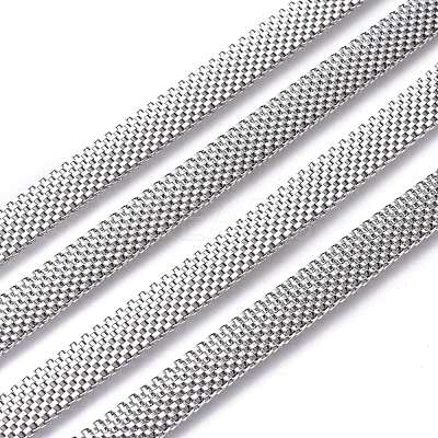 Tarnish Resistant 304 Stainless Steel Mesh Chains/Network Chains CHS-P011-11P-1