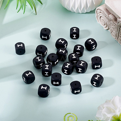 20Pcs Food Grade Eco-Friendly Silicone Beads SIL-TADJ0001-04I-1