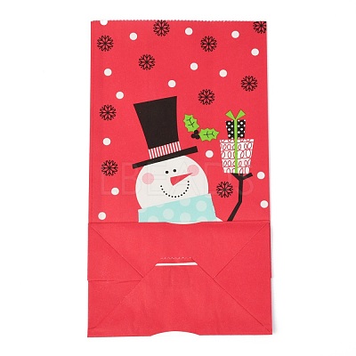 Christmas Theme Kraft Paper Bags CARB-H030-B05-1