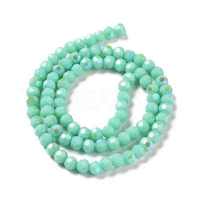 Opaque Glass Beads Strands EGLA-A035-P4mm-L14-1