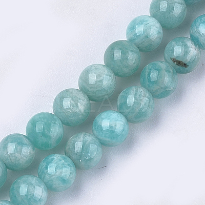 Natural Amazonite Beads Strands G-S333-8mm-022-1