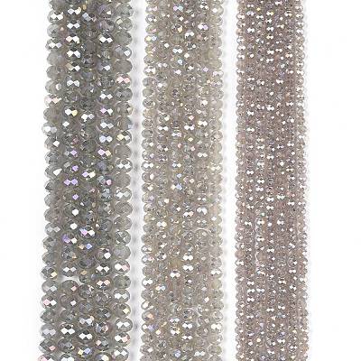 Electroplate Glass Beads Strands EGLA-A044-J6mm-B10-1